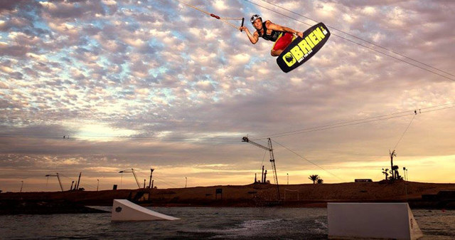Jeroen van Gent im Sliders Cable Park - El Gouna